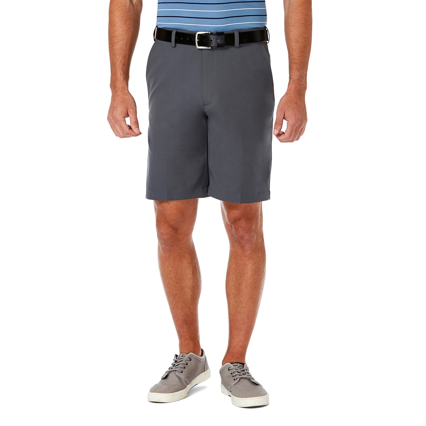 Men's Cool 18 Pro Straight Fit Flat Front 4-Way Stretch Expandable Waist Shorts