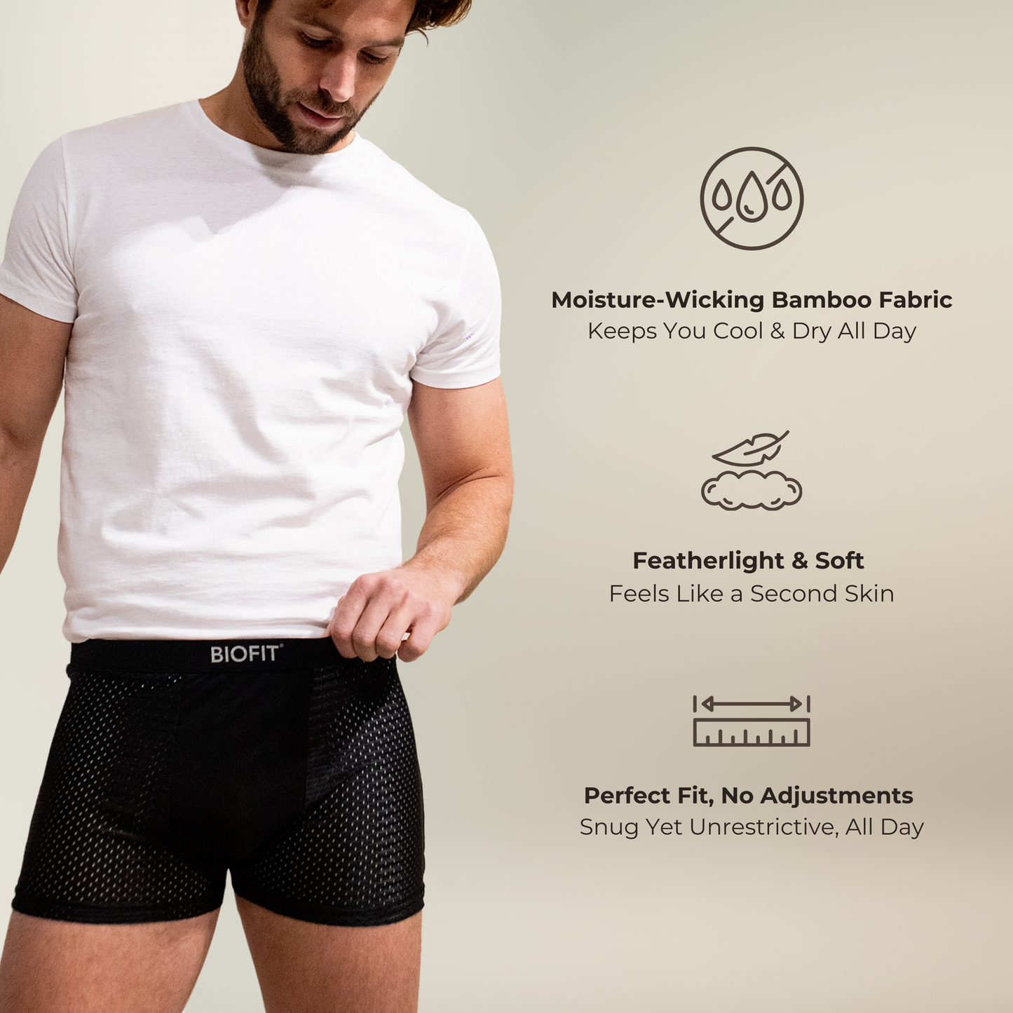 BIOFIT® Bamboo Boxers 5-Pack| + 5 FREE